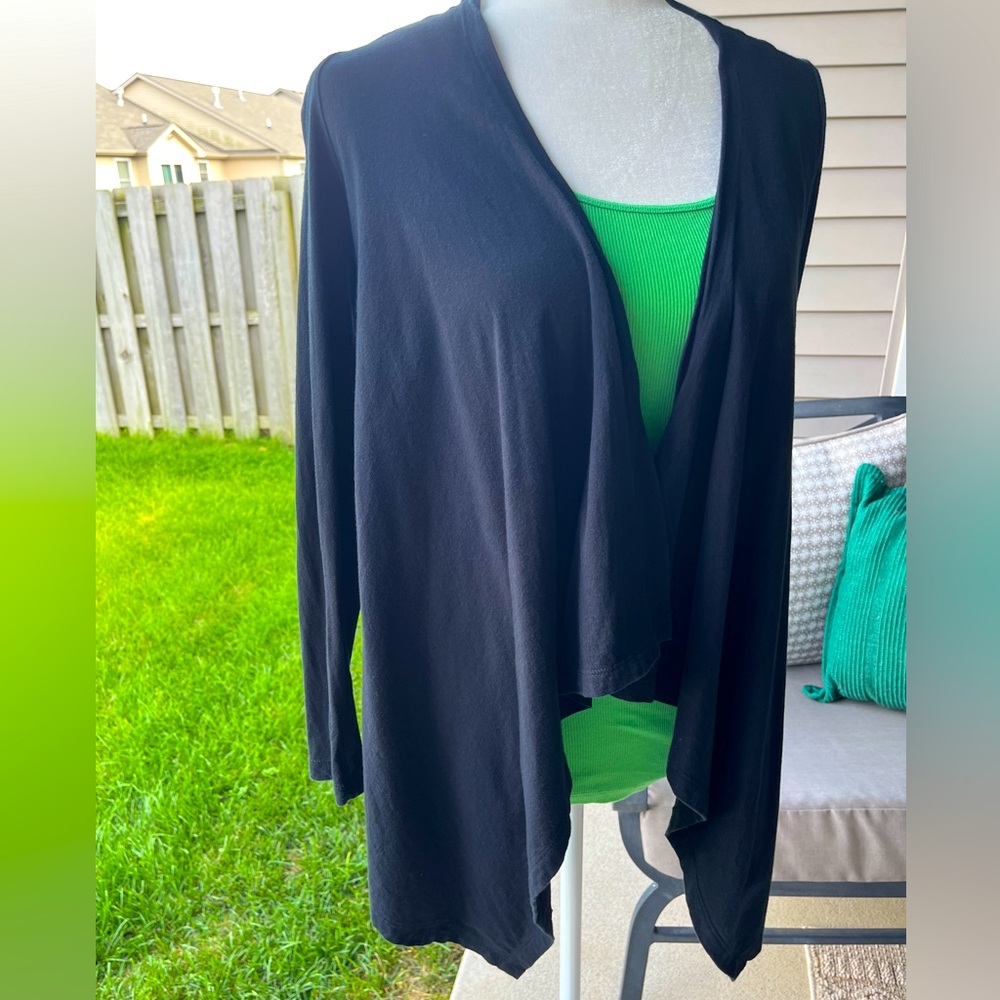 Seed Supply Co. Open Front Cardigan Sweater Size Small 100% Organic Cotton